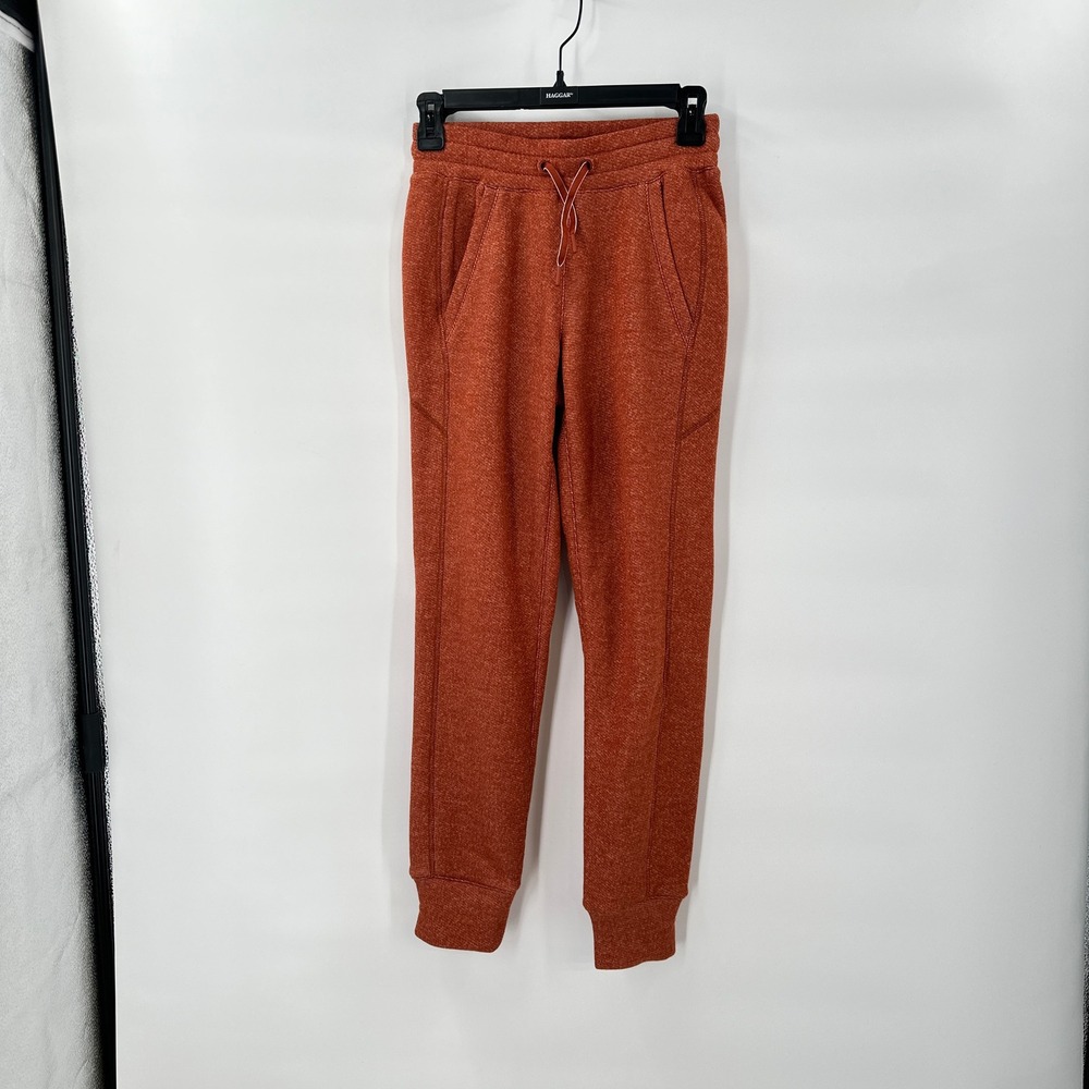 Smartwool Everyday Jogger Pants Womens XXS Orange Drawstring Merino Wool New
